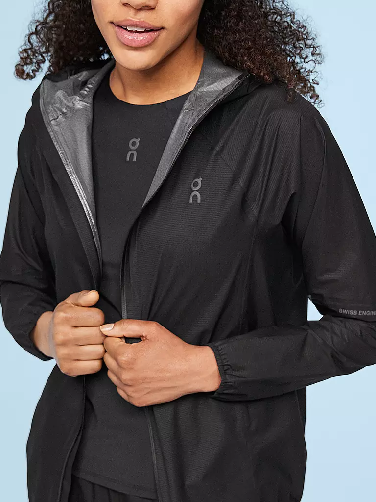 ON | Damen Wanderjacke Ultra | schwarz