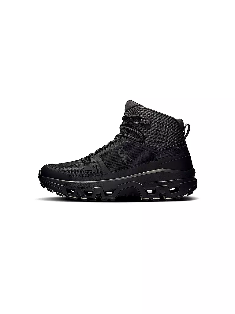 ON | Damen Wanderschuhe Cloudrocj Mid WP | schwarz