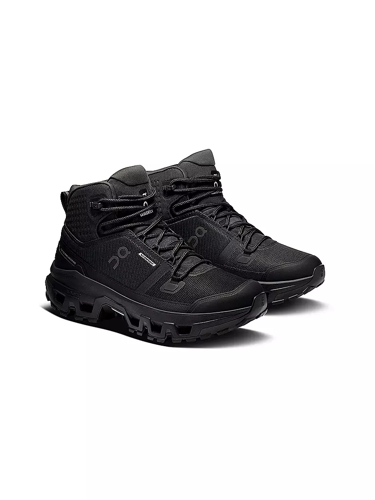 ON | Damen Wanderschuhe Cloudrocj Mid WP | schwarz