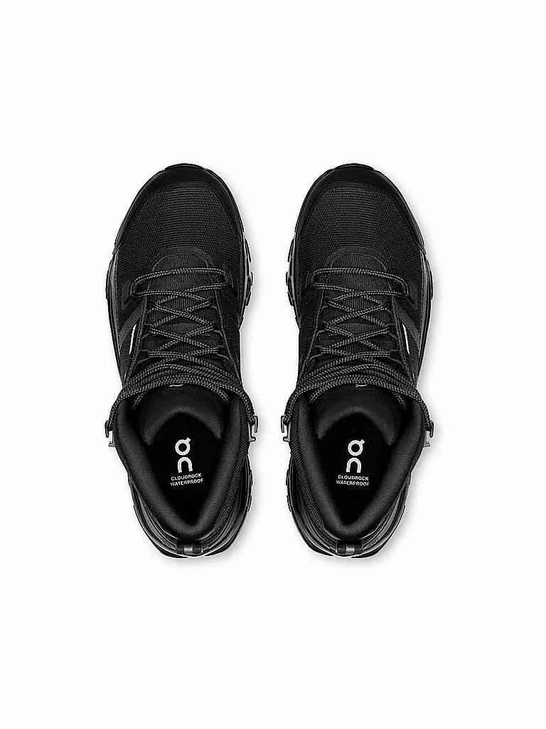 ON | Damen Wanderschuhe Cloudrocj Mid WP | schwarz