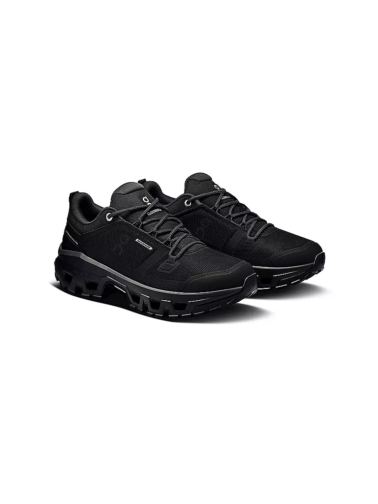 ON | Damen Wanderschuhe Cloudrock Low WP | schwarz