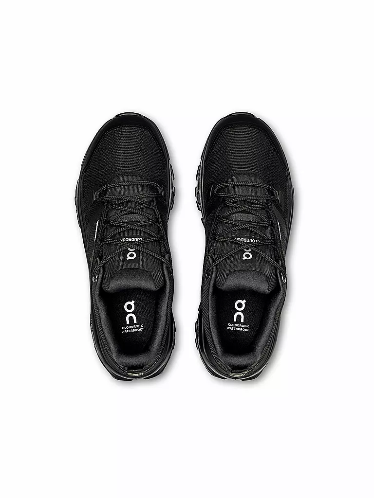 ON | Damen Wanderschuhe Cloudrock Low WP | schwarz