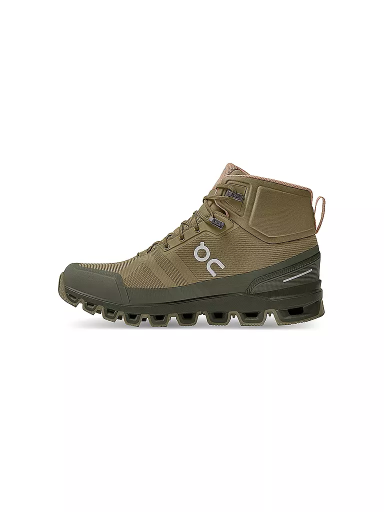 ON | Damen Wanderschuhe Cloudrock Waterproof Olive / Reed | olive