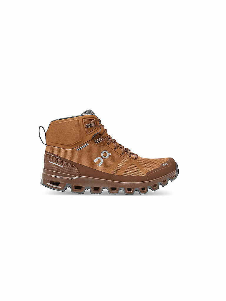 ON | Damen Wanderschuhe Cloudrock Waterproof Pecan / Rock | braun