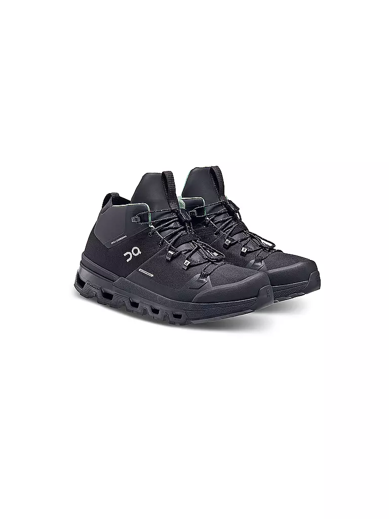 ON | Damen Wanderschuhe Cloudtrax Waterproof BLACK | schwarz