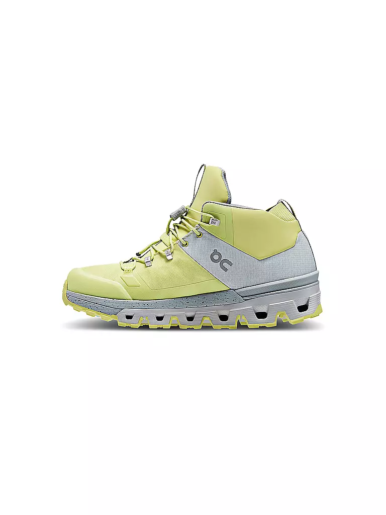 ON | Damen Wanderschuhe Cloudtrax Waterproof GLACIER ZEST | gelb