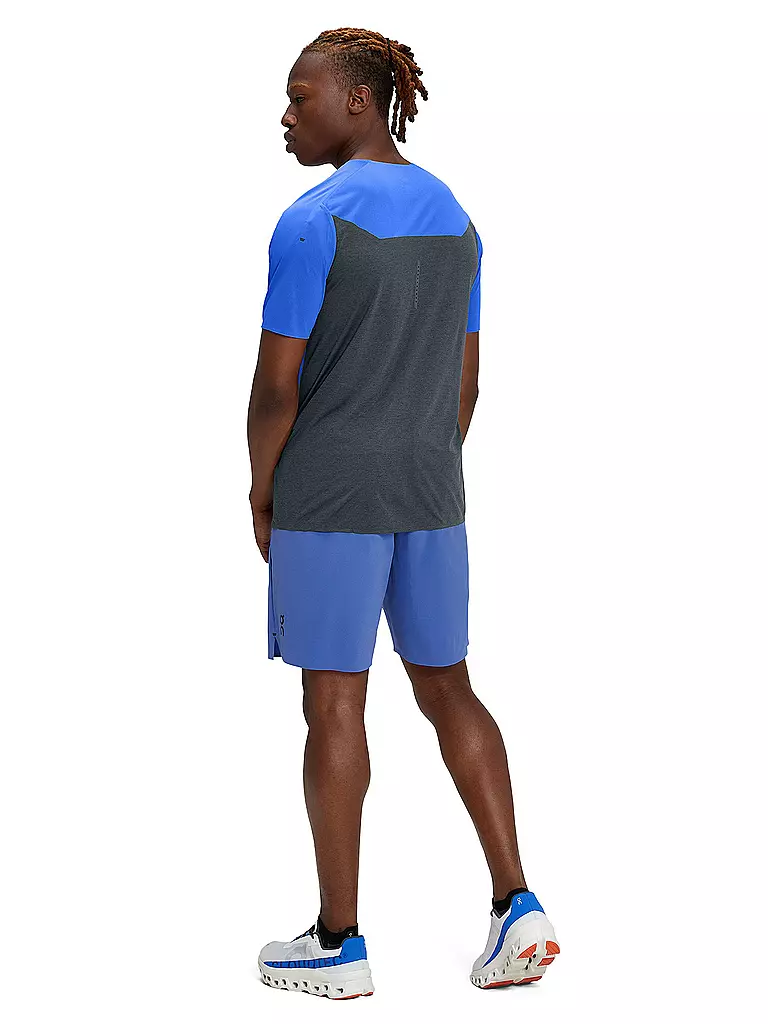 ON | Herren 2in1 Laufshort Hybrid | blau