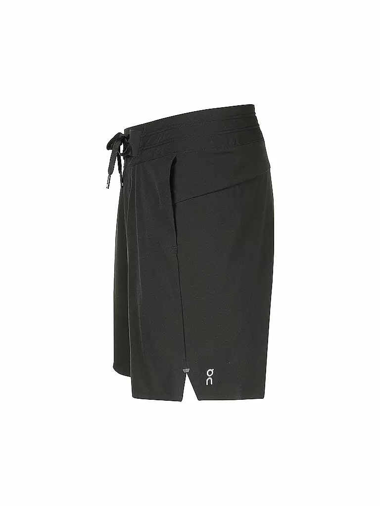 ON | Herren 2in1 Laufshort Hybrid | schwarz