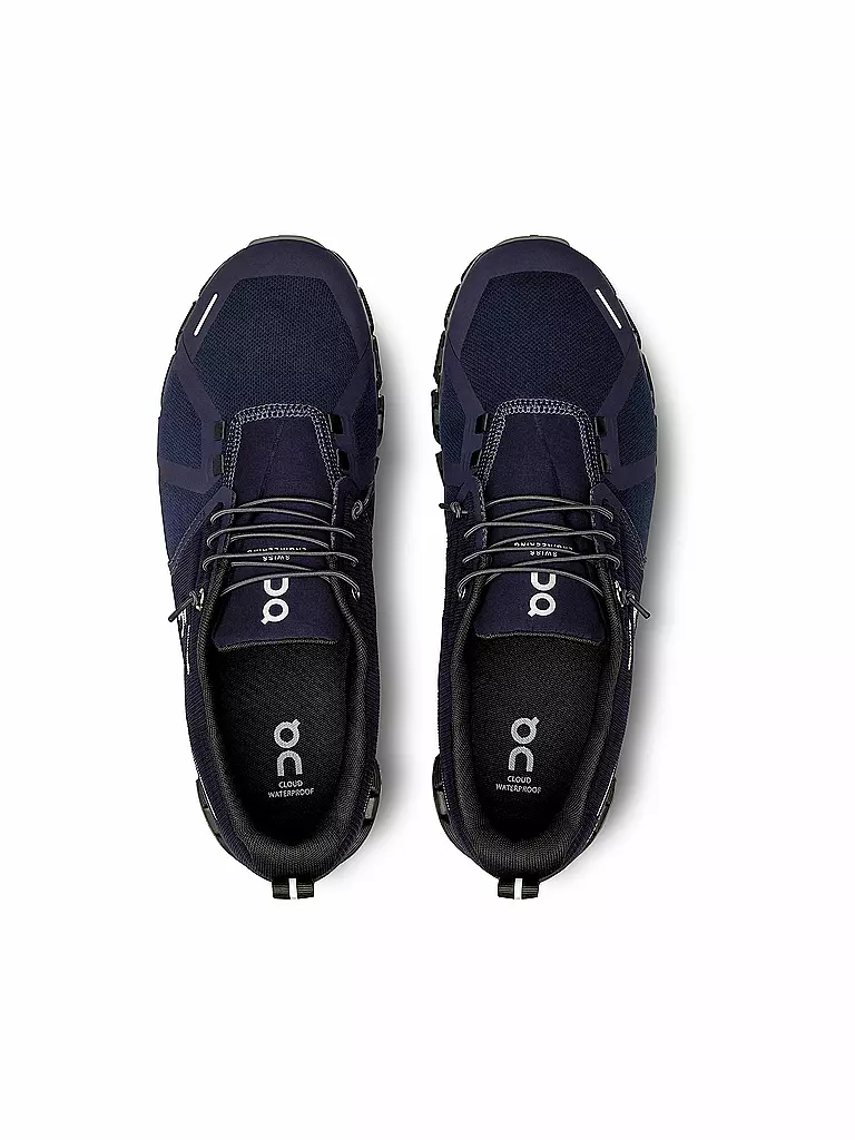 ON | Herren Freizeitschuhe Cloud 5 Waterproof MIDNIGHT MAGNET | blau