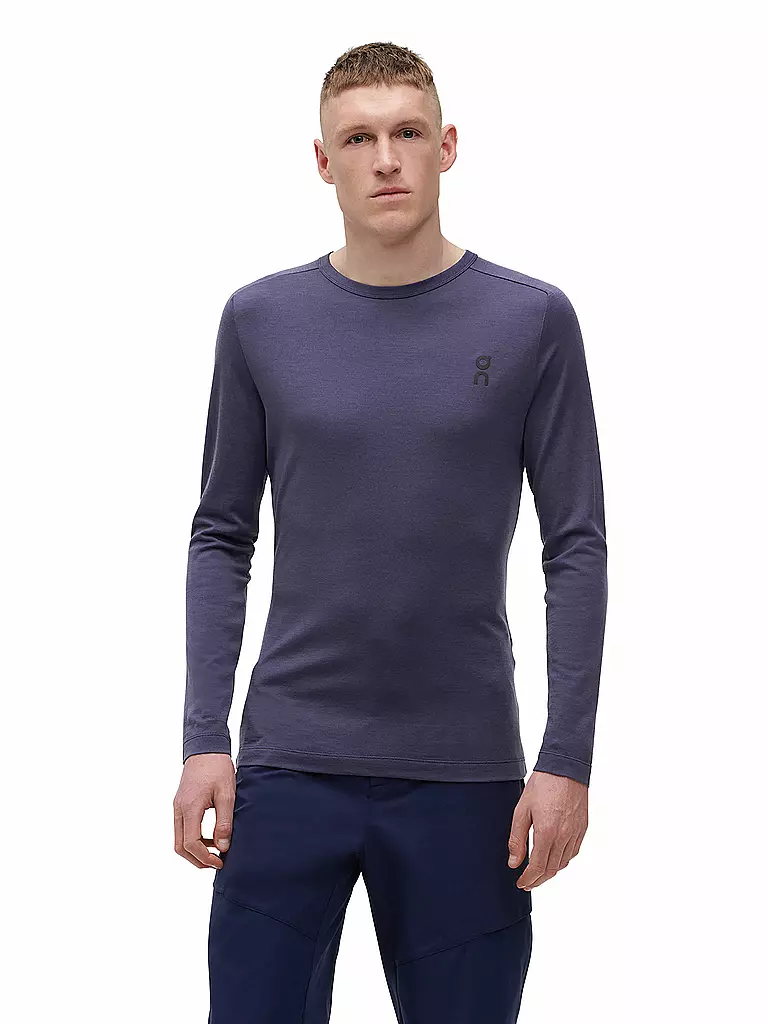 ON | Herren Funktionsshirt Merino Long-T | grau