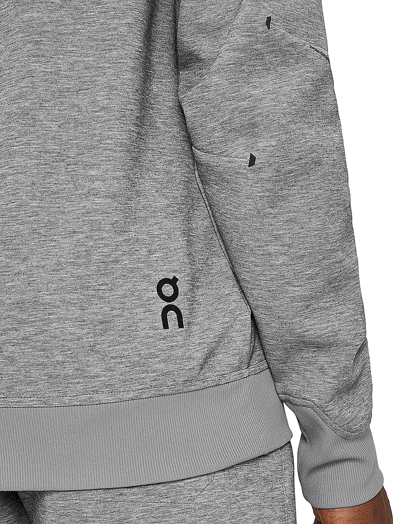 ON | Herren Kapuzenjacke Zipped Hoodie | grau