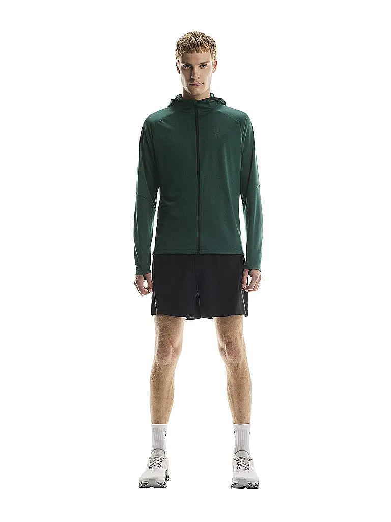 ON | Herren Laufjacke Climate Zip Hoodie | blau