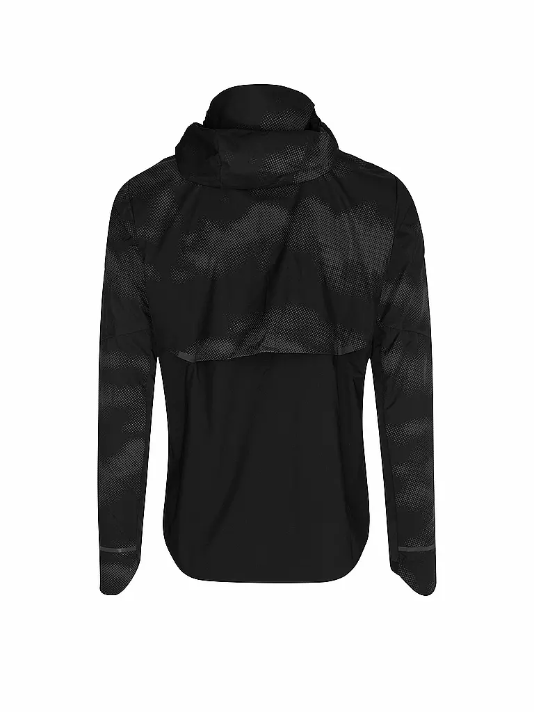 ON | Herren Laufjacke Weather Jacket Lumos | schwarz