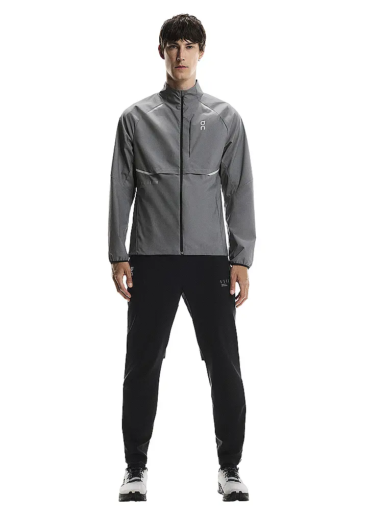 ON | Herren Laufjacke Weather Lumos | schwarz