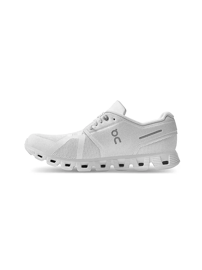 ON | Herren Laufschuhe Cloud 5 ALL WHITE | weiss