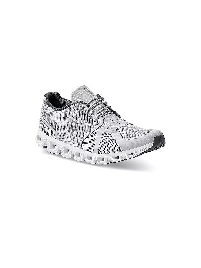 ON | Herren Laufschuhe Cloud 5 GLACIER / WHITE | grau