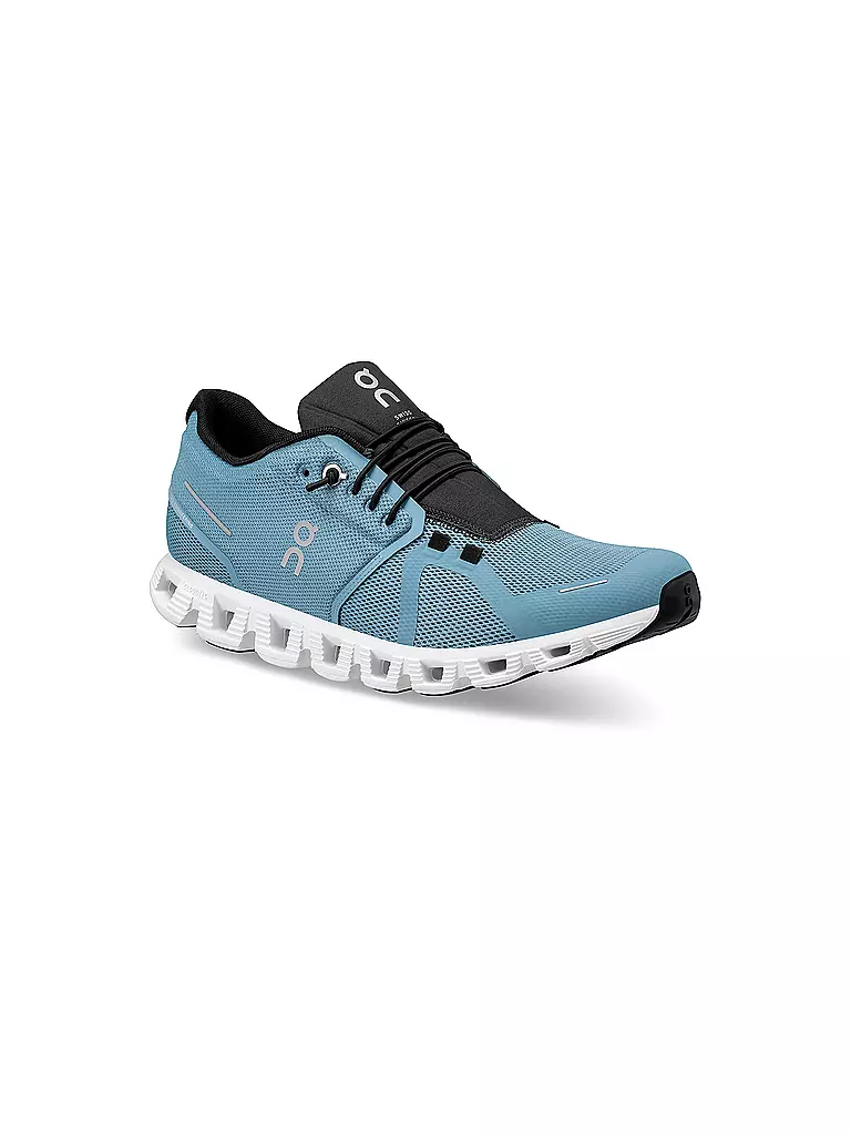 ON | Herren Laufschuhe Cloud 5 NIAGARA BLACK | blau