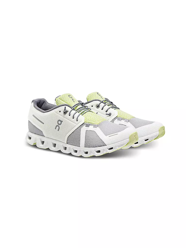 ON | Herren Laufschuhe Cloud 5 Push UNDYED WHITE GLACIER | weiss