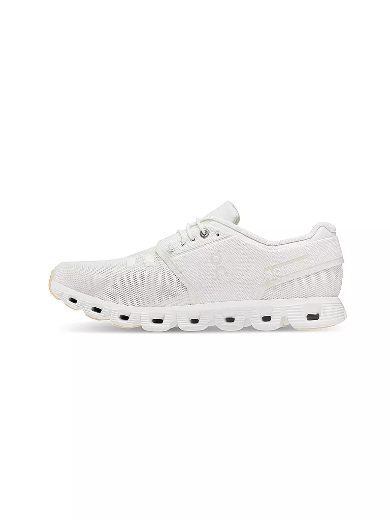 ON | Herren Laufschuhe Cloud 5 Undyed | weiss