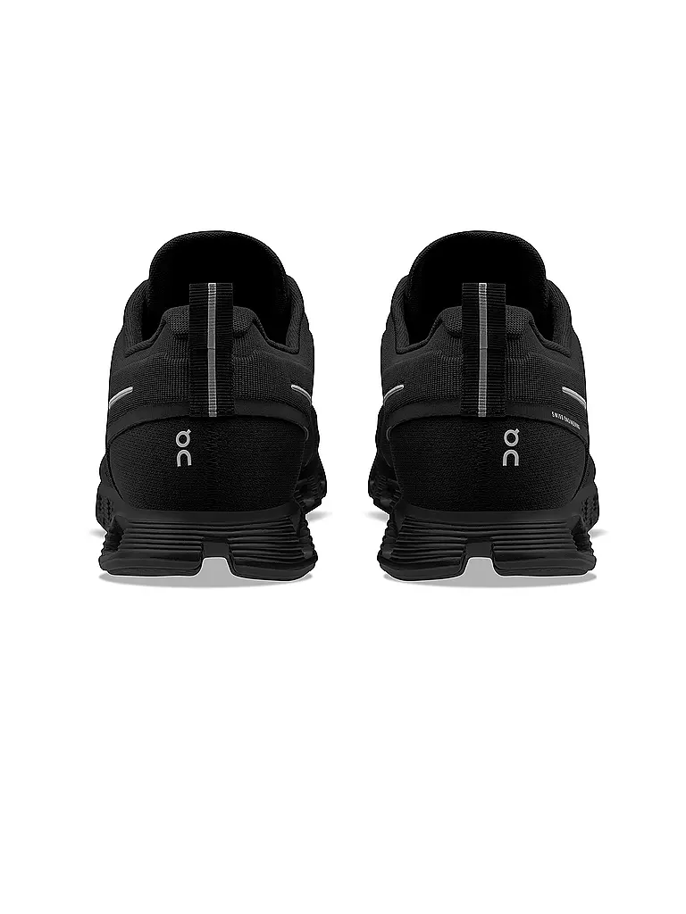 ON | Herren Laufschuhe Cloud 5 Waterproof ALL BLACK | grau