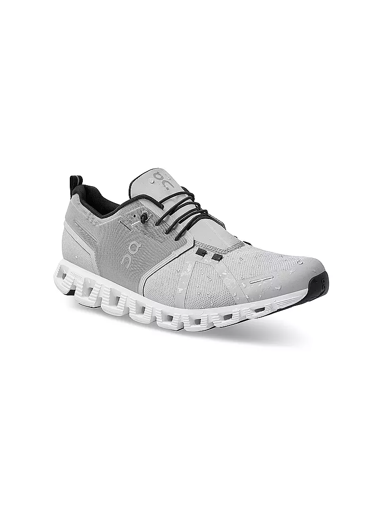 ON | Herren Laufschuhe Cloud 5 Waterproof GLACIER / WHITE | grau