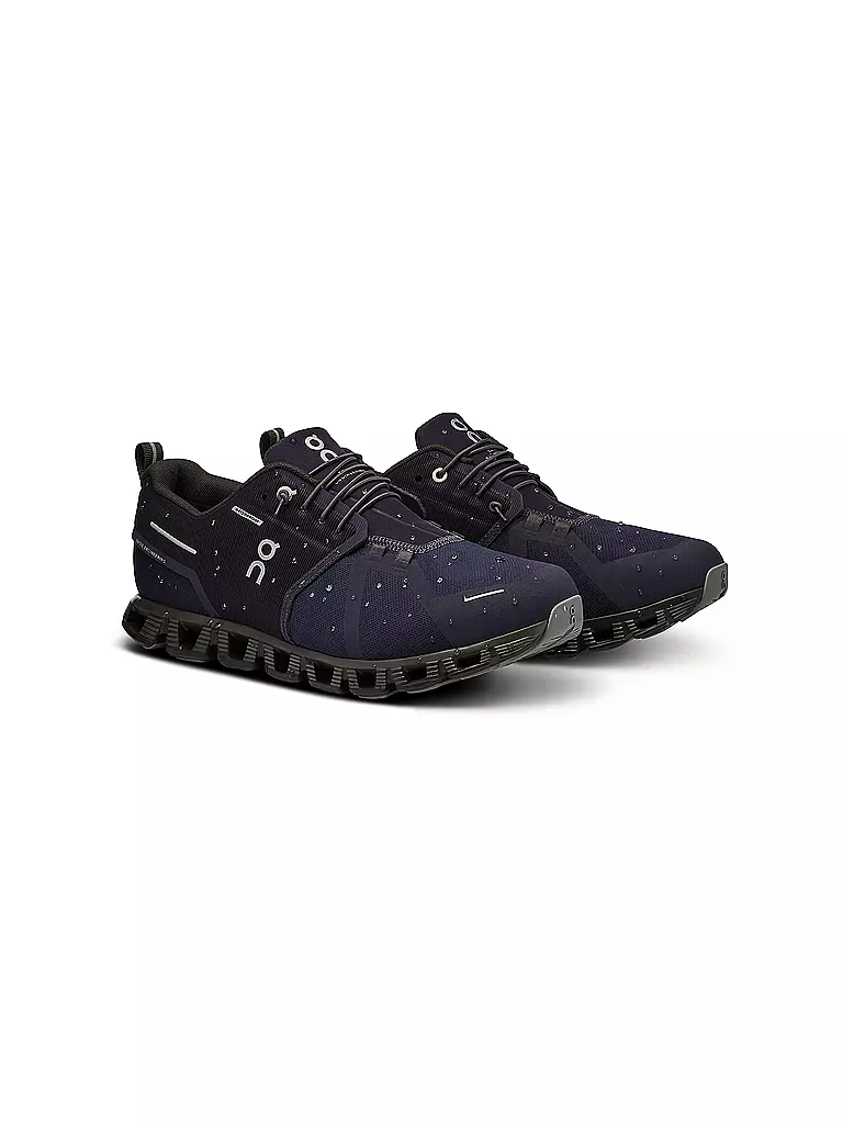 ON Herren Laufschuhe Cloud 5 Waterproof MIDNIGHT MAGNET blau