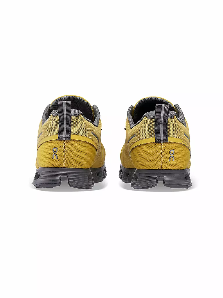 ON | Herren Laufschuhe Cloud 5 Waterproof MUSTARD ROCK | gelb