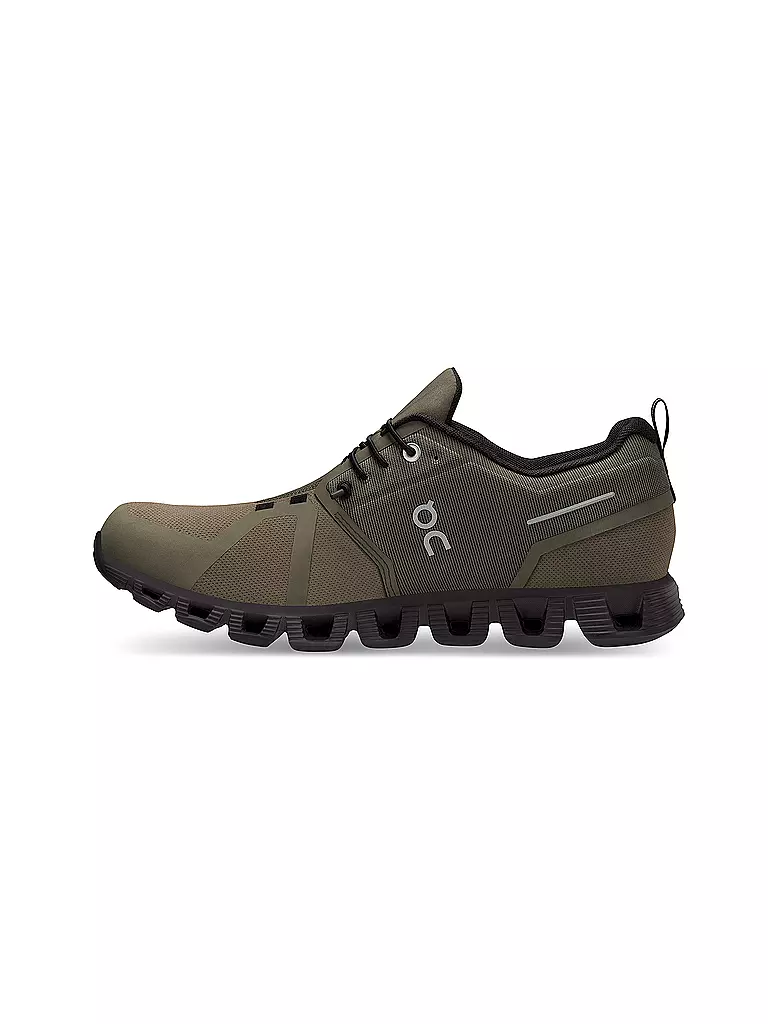 ON | Herren Laufschuhe Cloud 5 Waterproof OLIVE / BLACK | olive