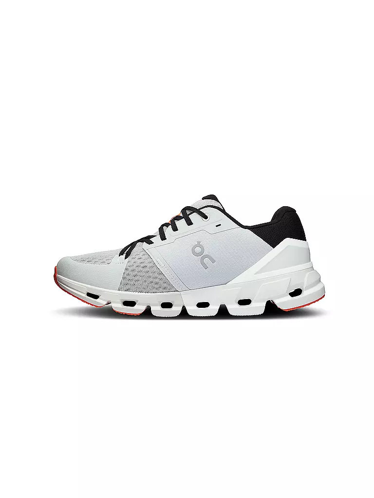 ON | Herren Laufschuhe Cloudflyer 4 GLACIER WHITE | grau