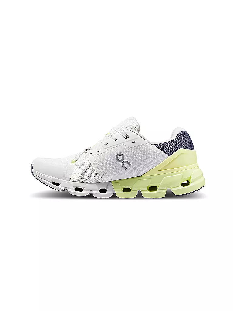 ON | Herren Laufschuhe Cloudflyer 4 WHITE HAY | grau
