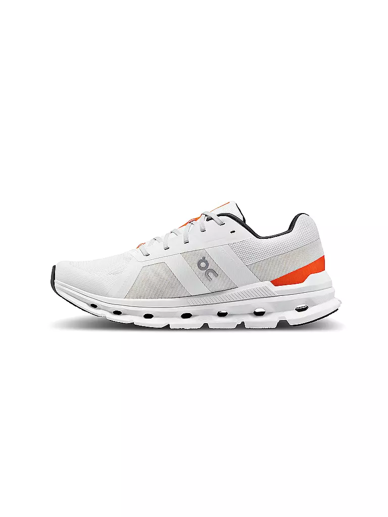 ON | Herren Laufschuhe Cloudrunner UNDYED-WHITE FLAME | grau