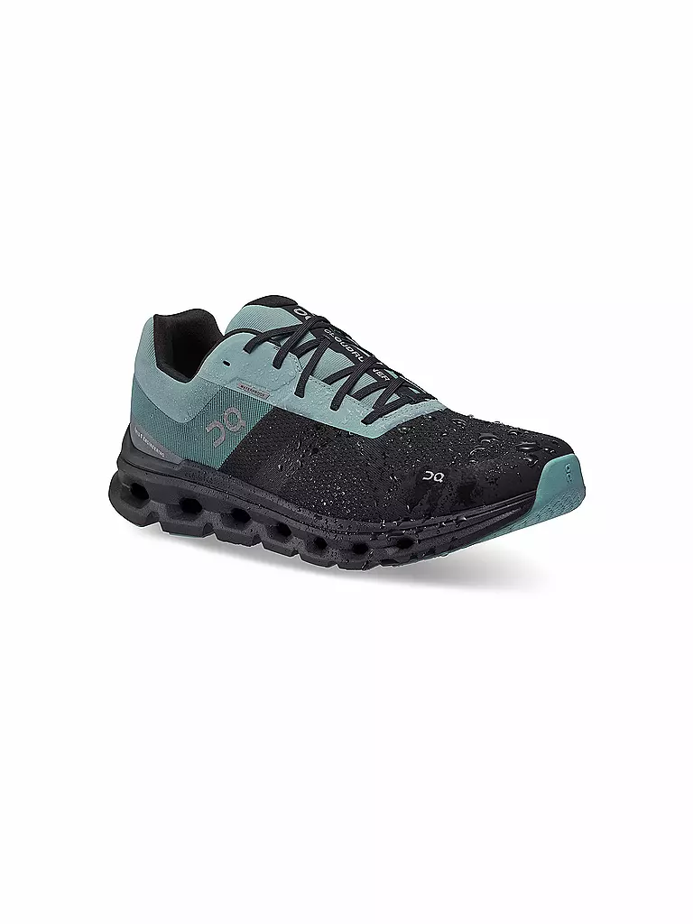 ON | Herren Laufschuhe Cloudrunner Waterproof  BLACK TIDE | blau