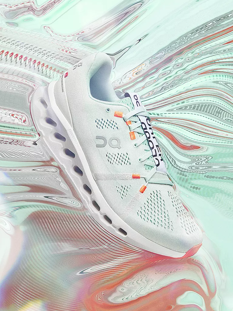 ON | Herren Laufschuhe Cloudsurfer CREEK WHITE | orange
