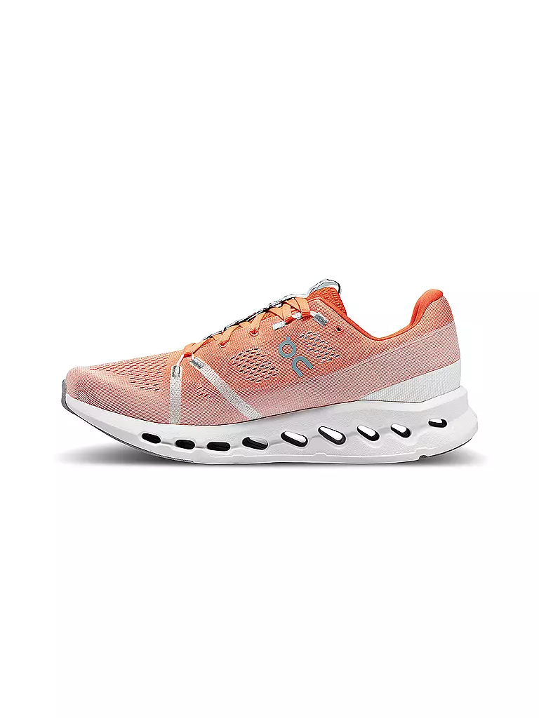 ON | Herren Laufschuhe Cloudsurfer FLAME WHITE | orange