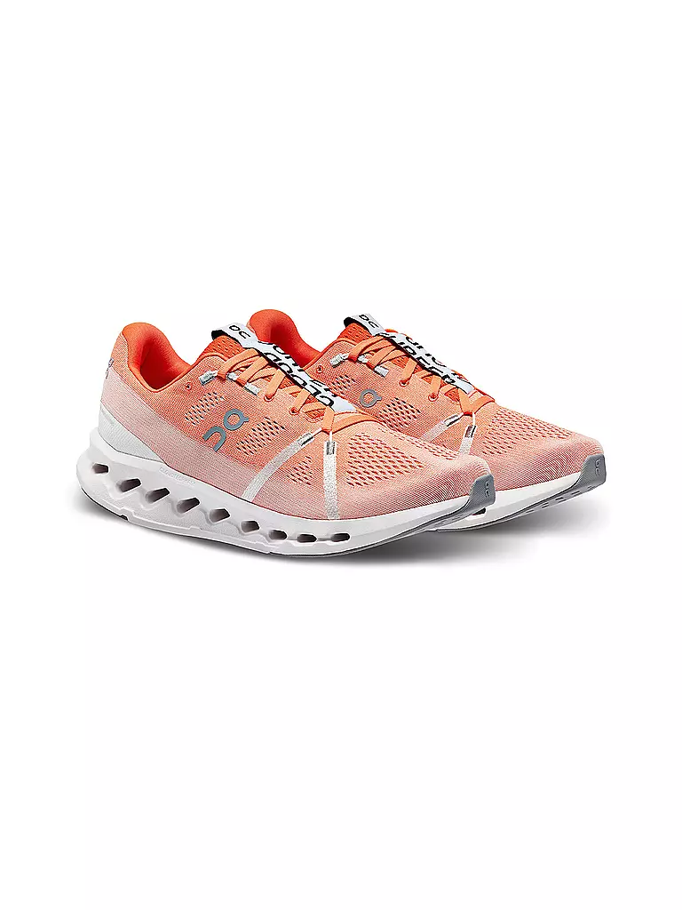 ON | Herren Laufschuhe Cloudsurfer FLAME WHITE | orange