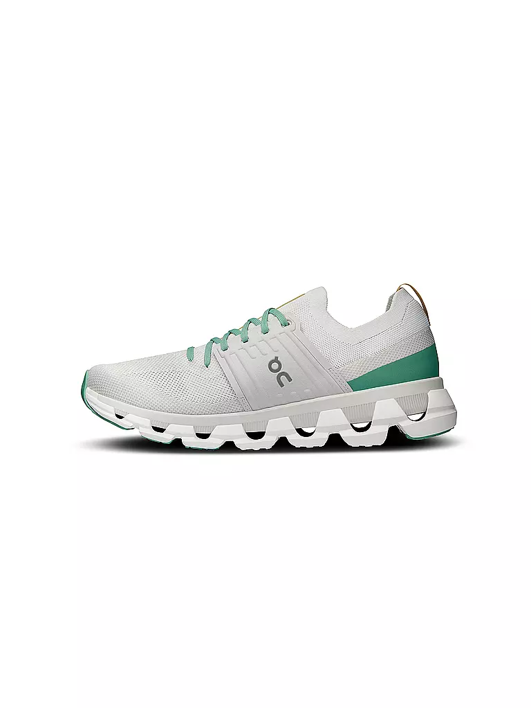 ON | Herren Laufschuhe Cloudswift 3 WHITE GREEN | weiss