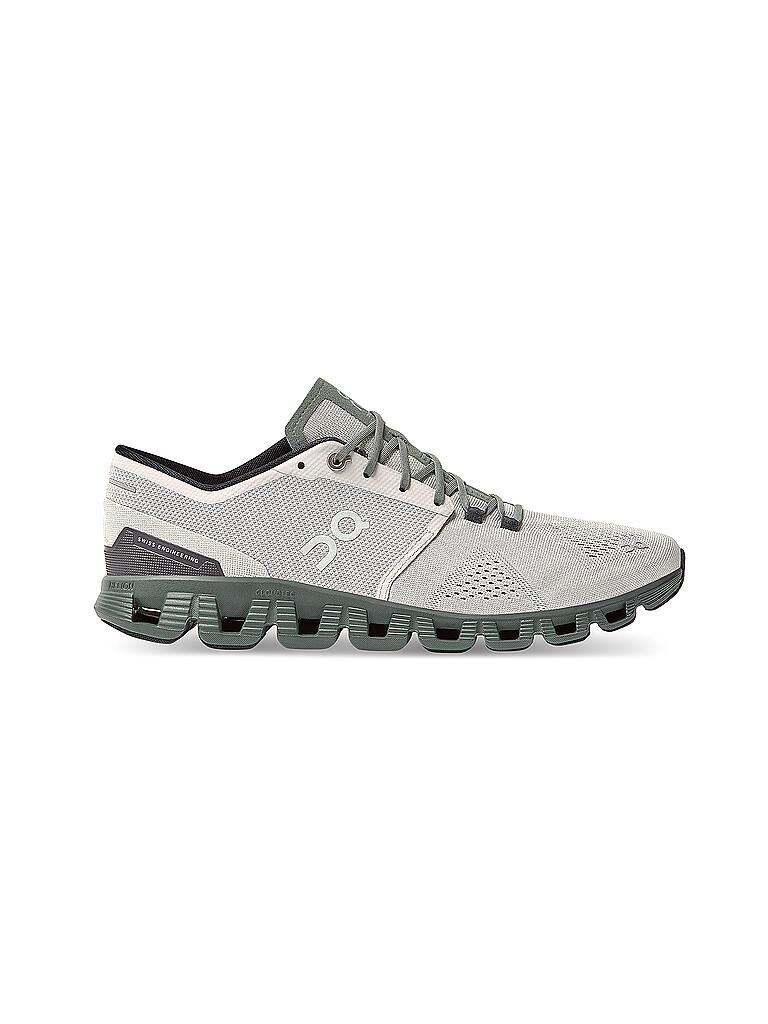 ON | Herren Laufschuhe The Cloud X GLACIER / OLIVE | grau