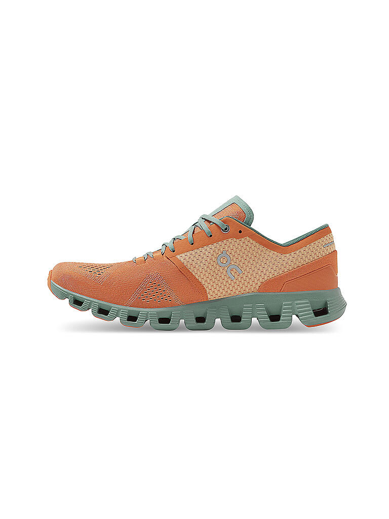 ON | Herren Laufschuhe The Cloud X ORANGE / SEA | orange