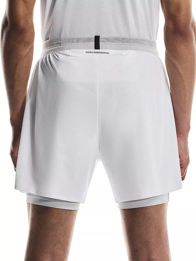 ON | Herren Laufshort Performance 2/1 | weiss