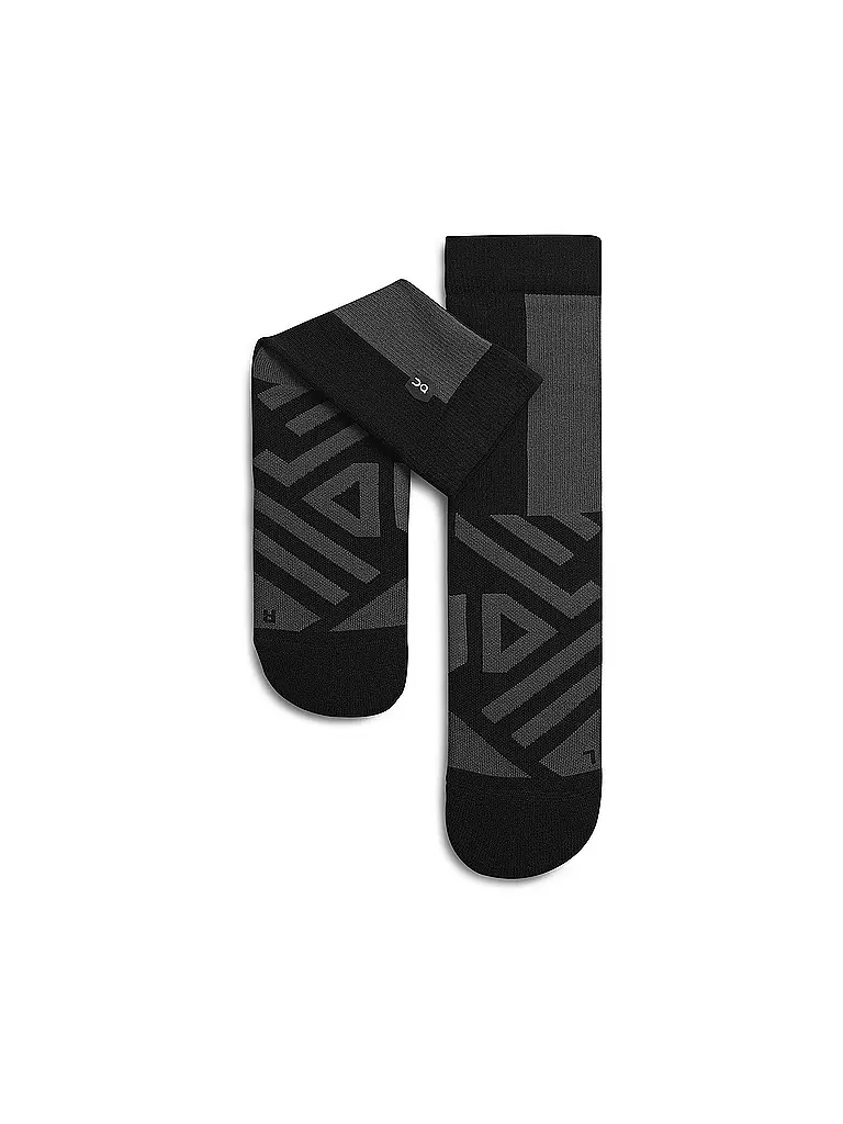 ON | Herren Laufsocken Performance High Sock | schwarz