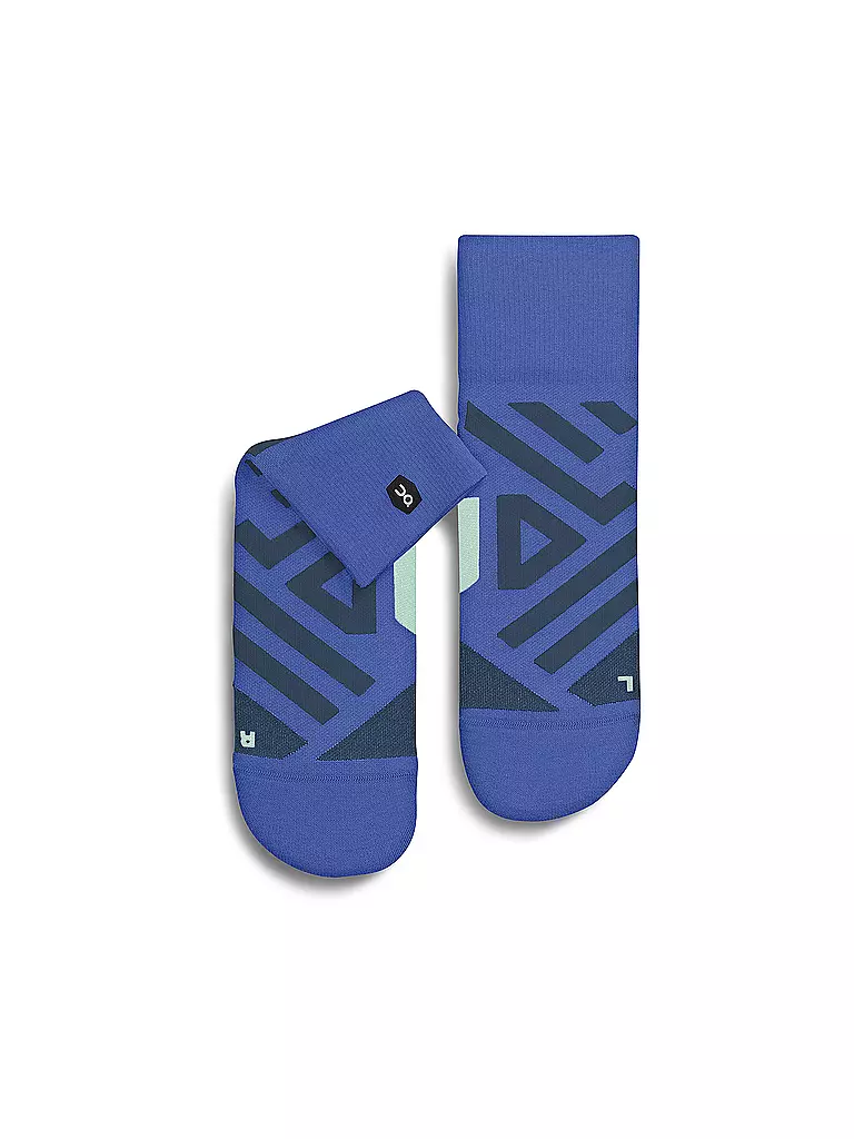 ON | Herren Laufsocken Performance Mid | blau