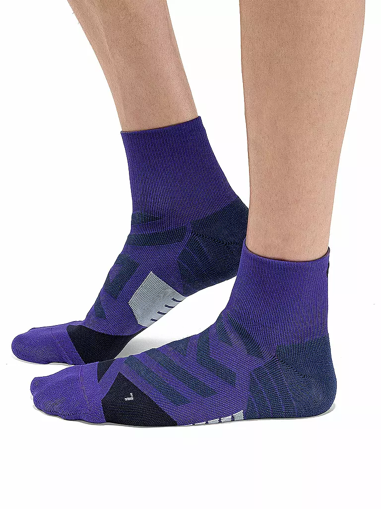 ON | Herren Laufsocken Performance Mid | blau