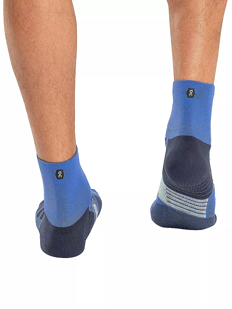 ON | Herren Laufsocken Performance Mid | blau