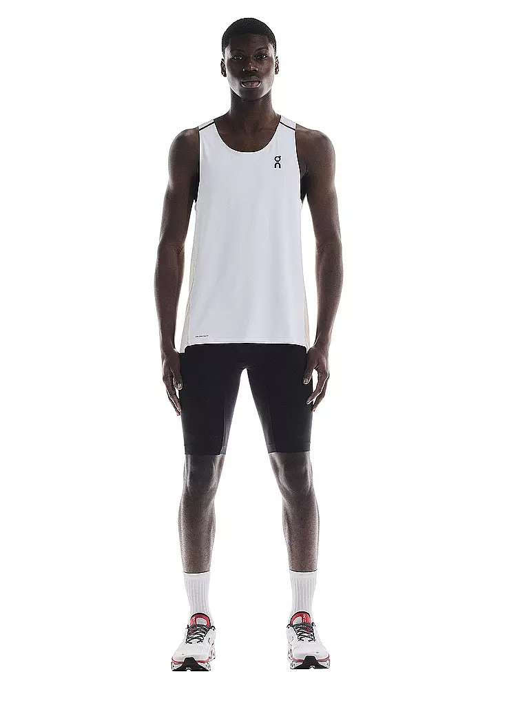 ON | Herren Lauftank Performance | weiss