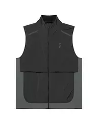 ON | Herren Laufweste Weather Vest | schwarz