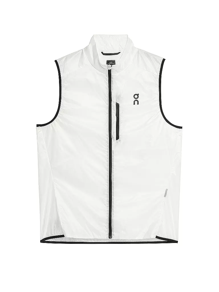 ON | Herren Laufweste Weather Vest | weiss