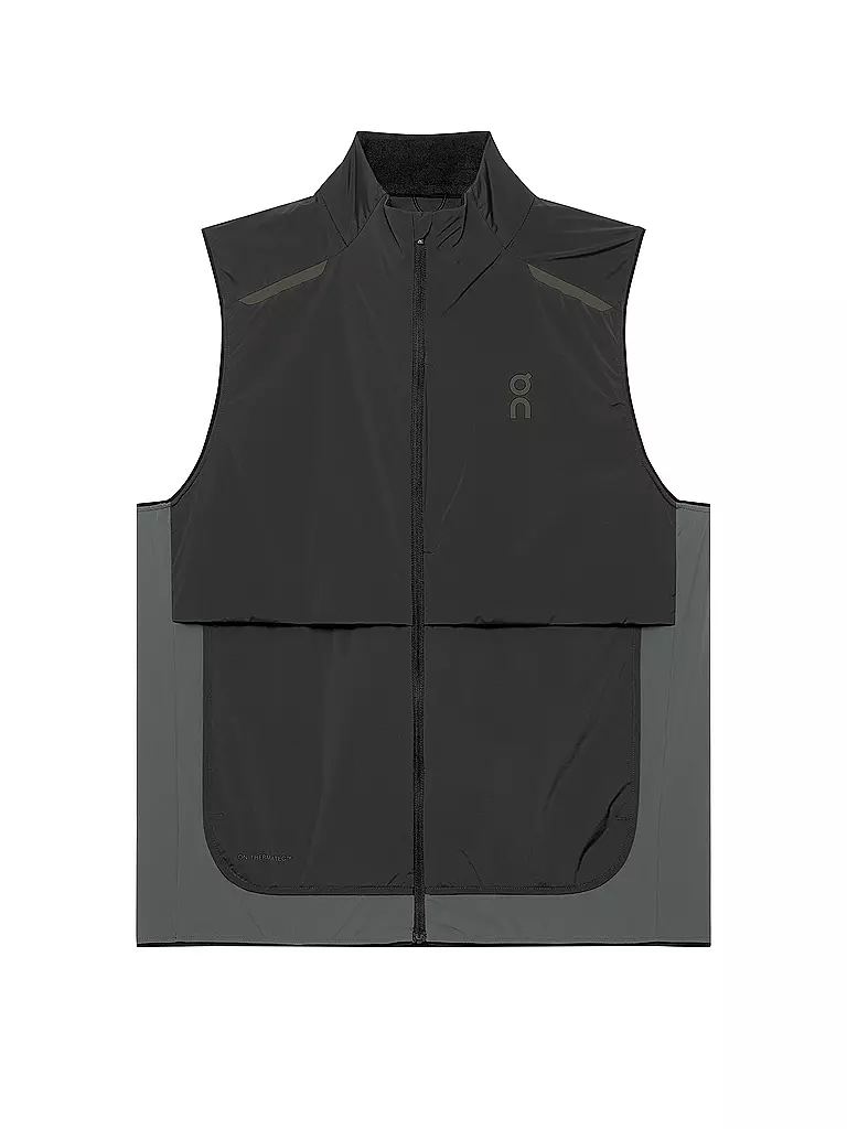 ON | Herren Laufweste Weather Vest | schwarz