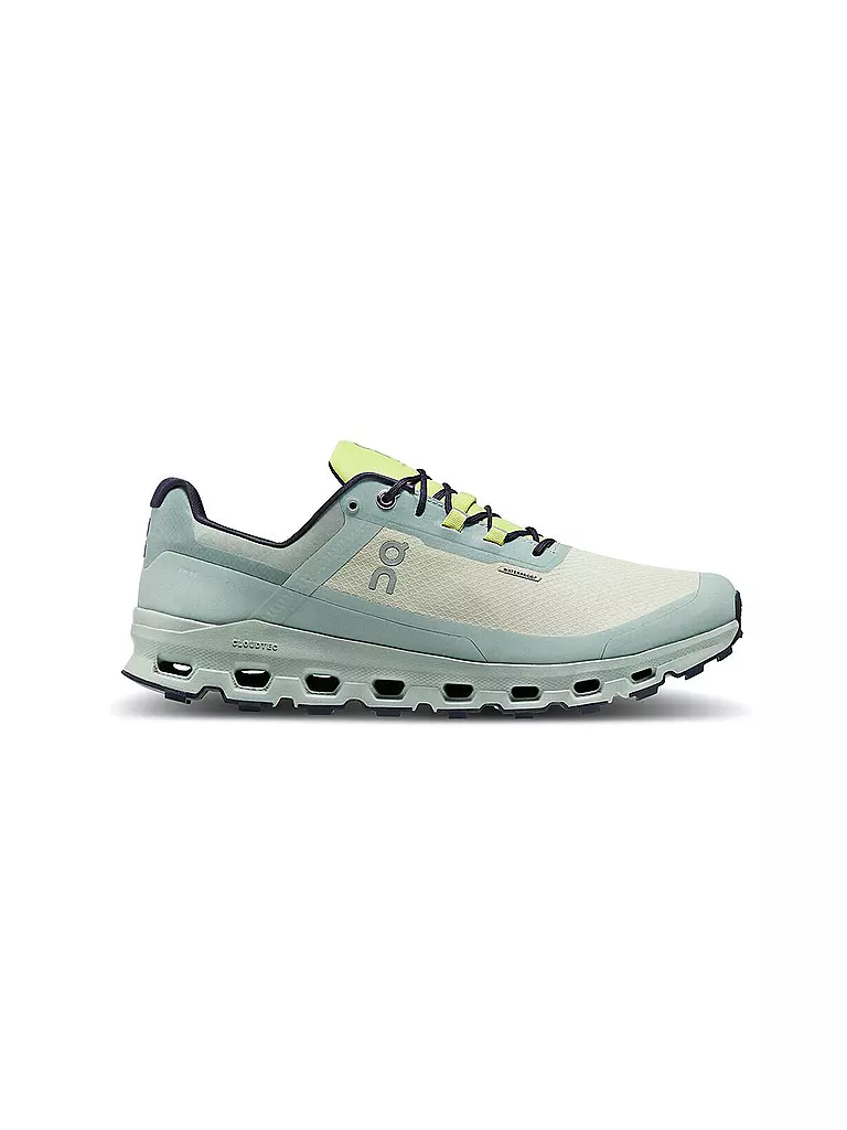 ON | Herren Traillaufschuhe Cloudvista Waterproof CHALK MOSS | grün