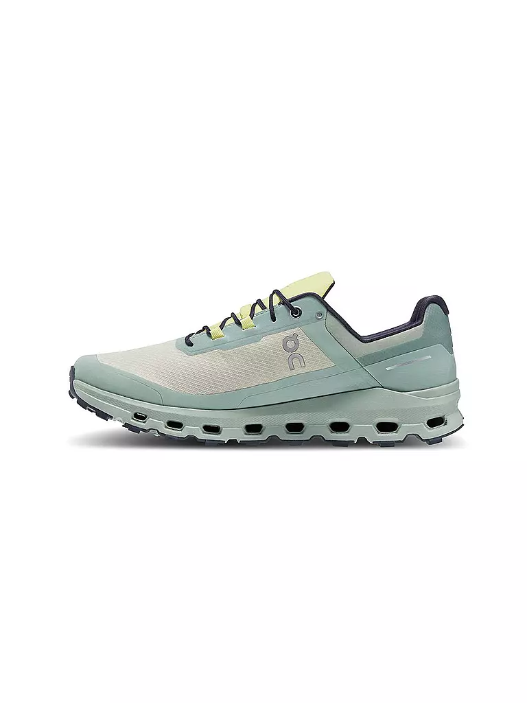 ON | Herren Traillaufschuhe Cloudvista Waterproof CHALK MOSS | grün