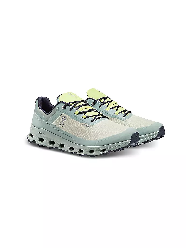 ON | Herren Traillaufschuhe Cloudvista Waterproof CHALK MOSS | blau